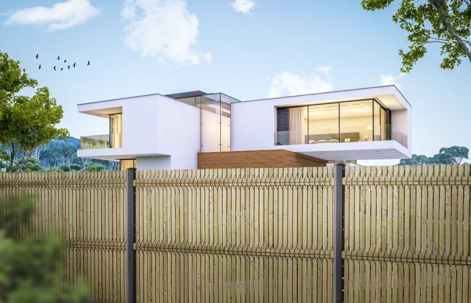 Rigid privacy slats